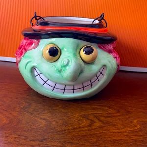 Witchy Faux Flower Pot